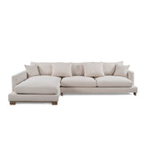 Classic Home Brea Sectional With Laf Chaise Beige Model 53004707